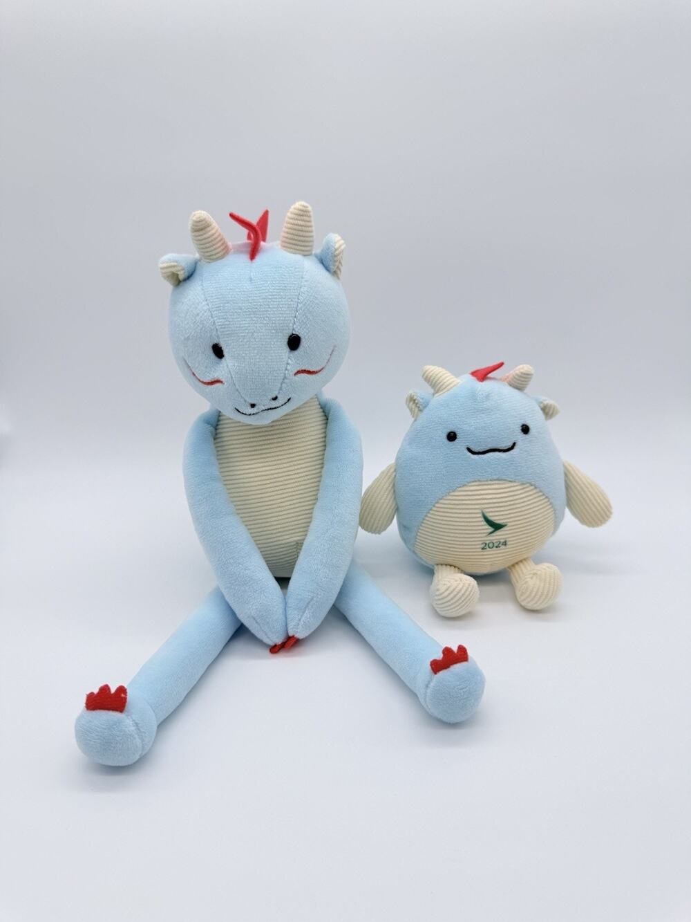 Cathay Pacific Airway'sDaddy & Baby Dragon Soft Toy 2024 Year Of The Dragon Toys